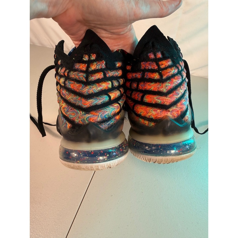 Nike LeBron 17 James Gang Black Multi Color BQ3177-005 Mens 11.5 Basketball Shoe - Picture 6 of 12